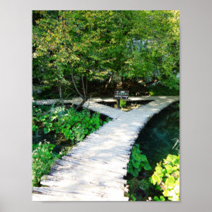 nationaal park plitvice in kroatië poster