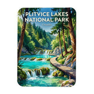 Nationaal Park Plitvicemeren Kroatië Magneet