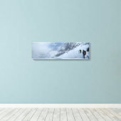 Nationaal park Ptarmigan Lake - Glacier Canvas Afdruk (Insitu (Houten vloer))