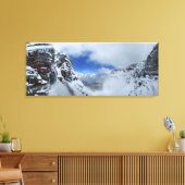 Nationaal park Ptarmigan Pass Tunnel North-Glacier Canvas Afdruk (Insitu (Woonkamer))