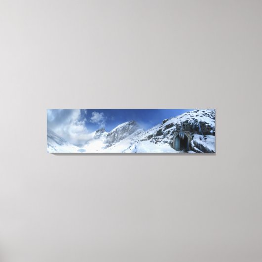 Nationaal park Ptarmigan Pass Tunnel South-Glacier Canvas Afdruk (Voorkant)