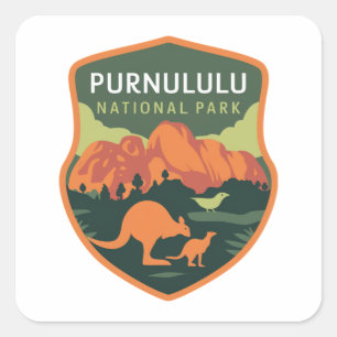 Nationaal park Purnululu Vierkante Sticker
