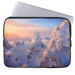 Nationaal park Quebec Mont Logan Sunrise Gaspesie Laptop Sleeve