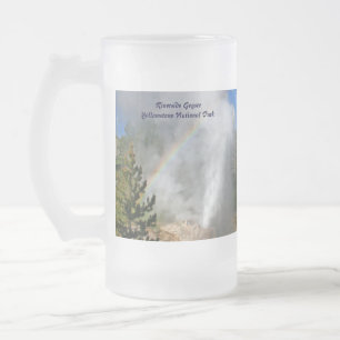 Nationaal park Rainbow Geyser Yellowstone Matglas Bierpul