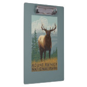 Nationaal park Rainier, Washington Elk Scene Klembord (Rechts)