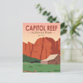Nationaal park Ranch van Capitol Reef Briefkaart (Staand voorkant)