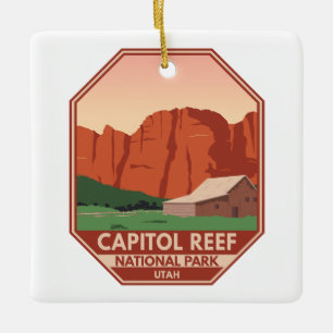 Nationaal park Ranch  van Capitol Reef Keramisch Ornament