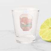 Nationaal park Ranch  van Capitol Reef Shot Glas (Achterkant)