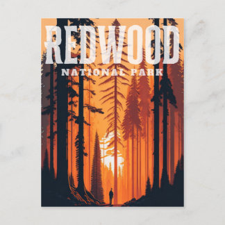 Nationaal park Redwood, CA Briefkaart