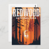 Nationaal park Redwood, CA Briefkaart (Voorkant / Achterkant)