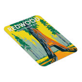 Nationaal park Redwood Chandelier Tree Magneet (Rechterzijde)