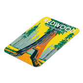 Nationaal park Redwood Chandelier Tree Magneet (Linkerzijde)