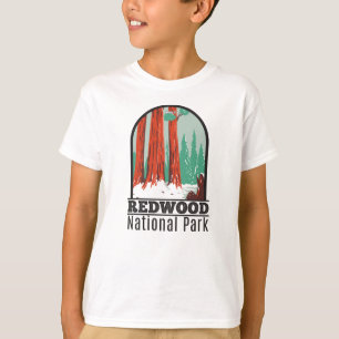 Nationaal park Redwood in Winter Californië  T-shirt
