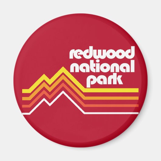 Nationaal park Redwood Magneet (Voorkant)
