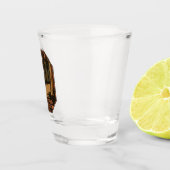 Nationaal park Redwood Minimale Retro Emblem Shot Glas (Rechts)