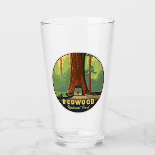 Nationaal park Redwood Pint Glass Glas