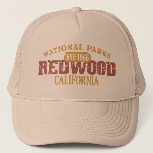 Nationaal park Redwood Trucker Pet (Voorkant)