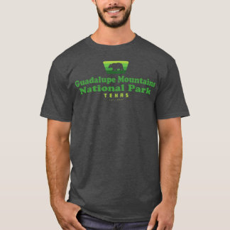 Nationaal park Retro Badge Beer Guadalupe Mountain T-shirt