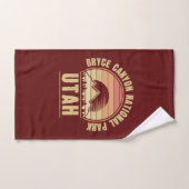 Nationaal park Retro Bryce Canyon Utah Handdoek (Handdoek)