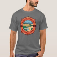 Nationaal park Retro Compass Emblem Kobuk