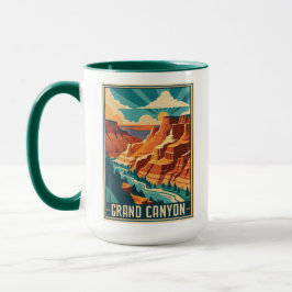 Nationaal park Retro Grand Canyon Mok