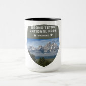 Nationaal park  retro Grand Teton Mok (Midden)