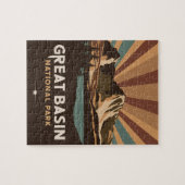 Nationaal park Retro Great Basin Legpuzzel (Horizontaal)