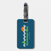 Nationaal Park Retro van het Guadalupe-gebergte Bagagelabel (Achterkant verticaal)