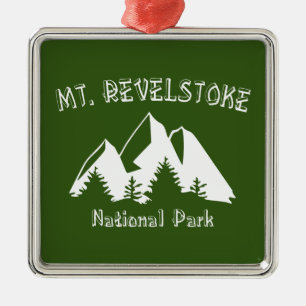 Nationaal park Revelstoke Metalen Ornament