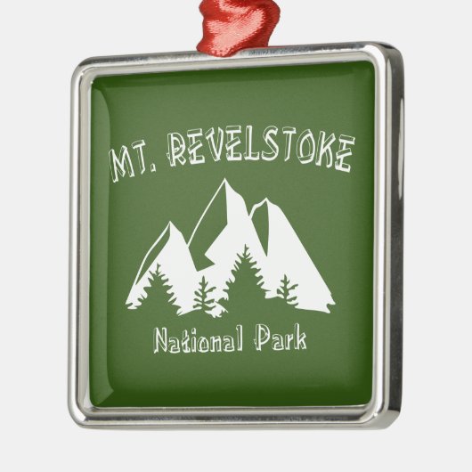 Nationaal park Revelstoke Metalen Ornament (Links)