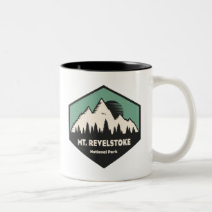 Nationaal park Revelstoke Tweekleurige Koffiemok