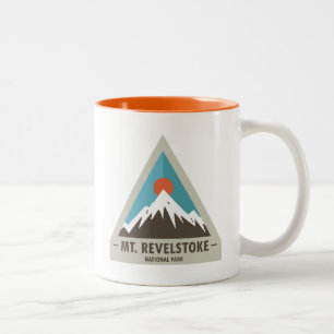 Nationaal park Revelstoke Tweekleurige Koffiemok