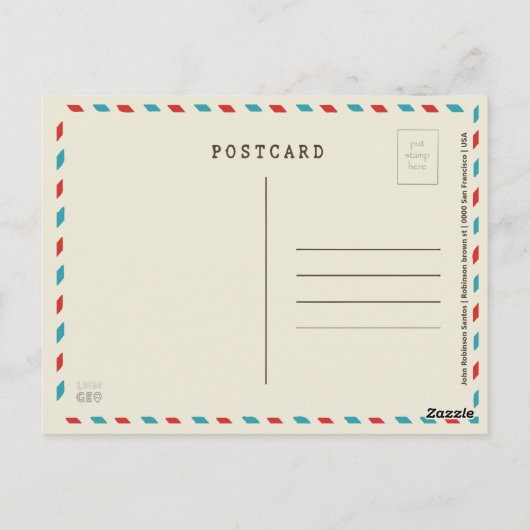 Nationaal park Rhinoceros, Kenia, Maasai Mara Briefkaart (Achterkant)