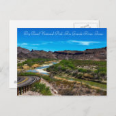 Nationaal park Rio Grande Briefkaart (Voorkant / Achterkant)