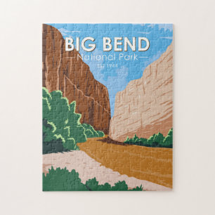 Nationaal park Rio Grande Vintage Big Bend Legpuzzel
