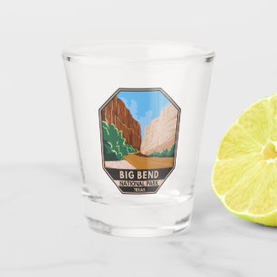 Nationaal park Rio Grande Vintage Big Bend Shot Glas