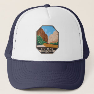 Nationaal park Rio Grande Vintage Big Bend Trucker Pet