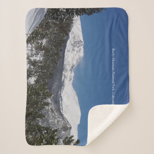 Nationaal park Rocky Mountain 2 sherpa blanket Sherpa Deken (Voorkant)