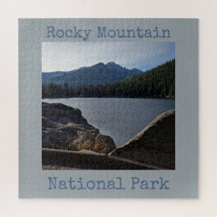 Nationaal Park Rocky Mountain Beer meer Jigzaag Pu Legpuzzel