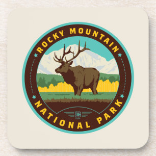 Nationaal park Rocky Mountain Bier Onderzetter