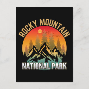 Nationaal park Rocky Mountain Briefkaart