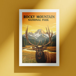 Nationaal Park  Rocky Mountain Briefkaart