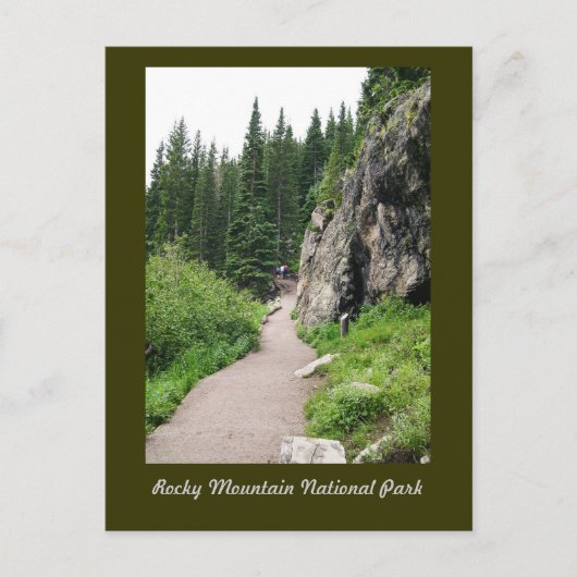 Nationaal park Rocky Mountain Briefkaart (Voorkant)