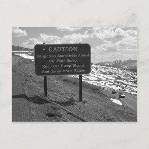 Nationaal park Rocky Mountain Briefkaart