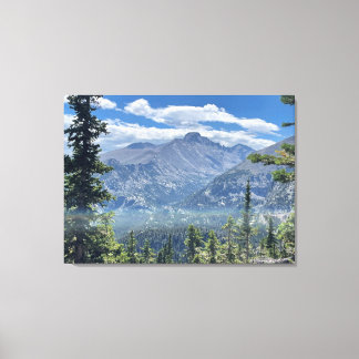 Nationaal park Rocky Mountain Canvas Afdruk