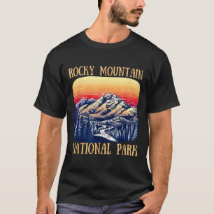 Nationaal park Rocky Mountain Colorado natuur wand T-shirt
