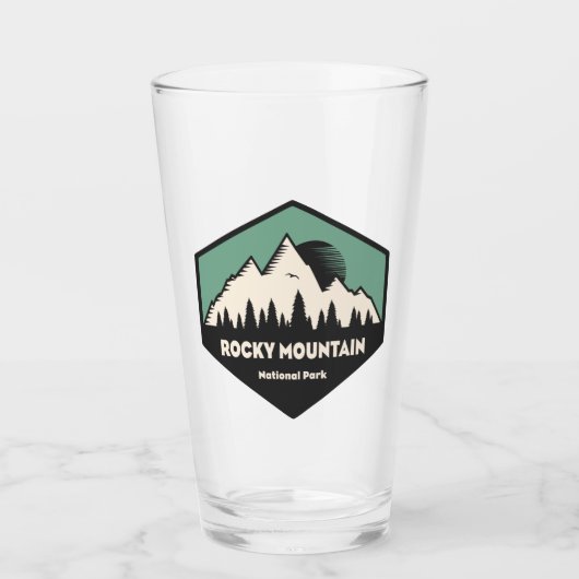 Nationaal park Rocky Mountain Glas (Voorkant)