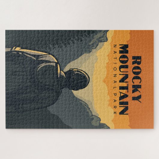 Nationaal Park Rocky Mountain Legpuzzel (Horizontaal)