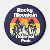 Nationaal park Rocky Mountain Magneet (Voorkant)