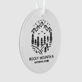 Nationaal park Rocky Mountain Ornament (voorkant)